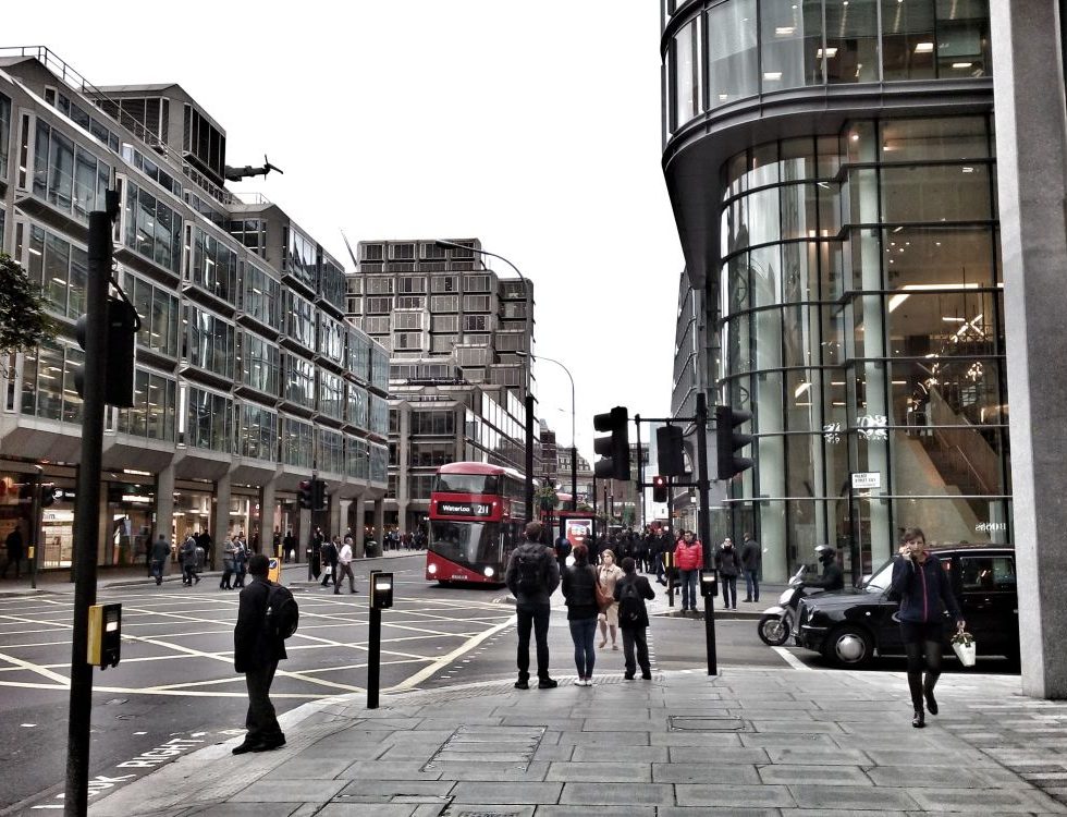 Victora Street near Apollo Victoria Theatre and Westminister Cathedral